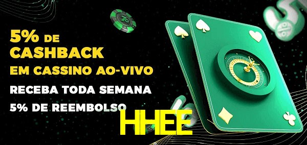 Promoções do cassino ao Vivo HHEE